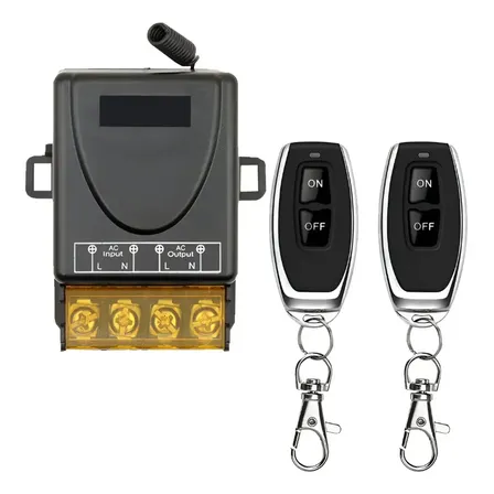 Interruptor Bomba 2controles Remoto Modulo Liga Desliga 30a