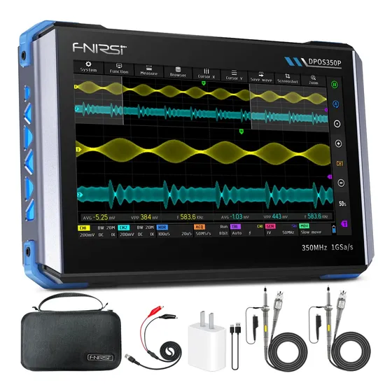 Osciloscópio Fnirsi Dpos350p 4 Em 1 350 Mhz Digital
