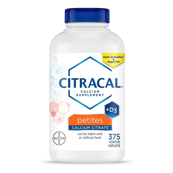 Suplemento De Citrato De Cálcio Citracal Petites 400 Mg 375