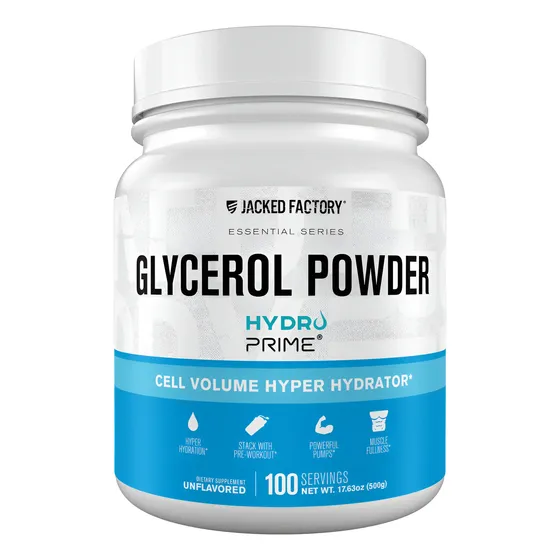 Glicerol Em Pó Jacked Factory Hydroprime Sem Sabor 500g