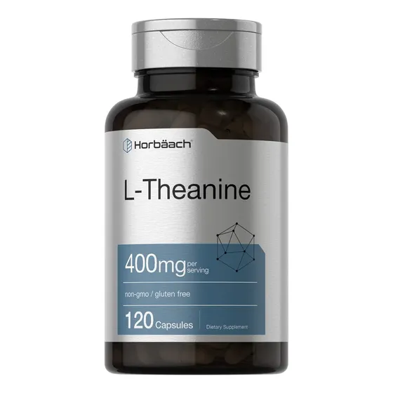 Suplemento Horbäach L-teanina 400 Mg 120 Cápsulas
