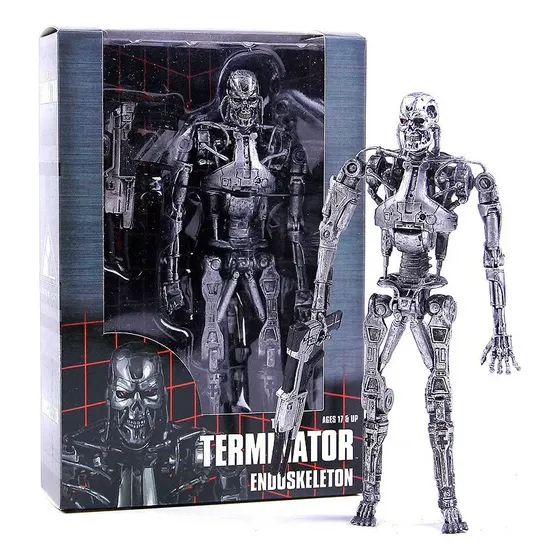 Boneco De Ação Neca Terminator 2 T-800 Endoskeleton Arnold