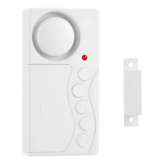 Alarme Aberto De Janela De Porta De Geladeira 108db Com Sens Branco