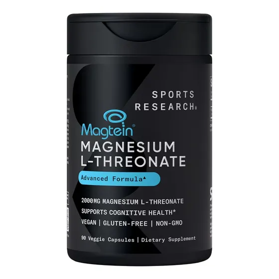 Sports Research Magtein Cápsulas De L-treonato De Magnésio