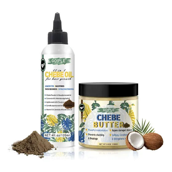 Conjunto De Crescimento Capilar Wozutunt Chebe Oil & Butter