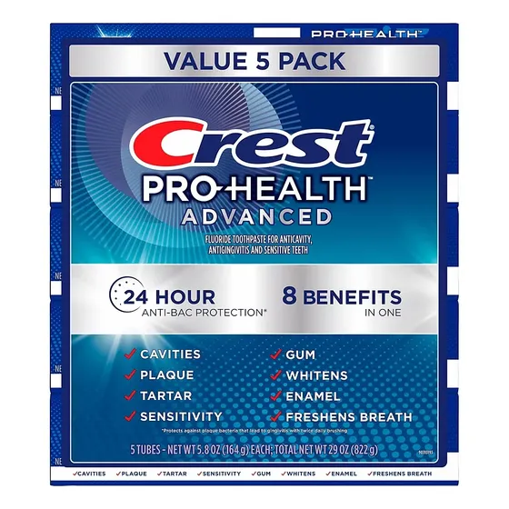 Pacote R Creme Dental Crest Pro Health Clareador De 170 G Co