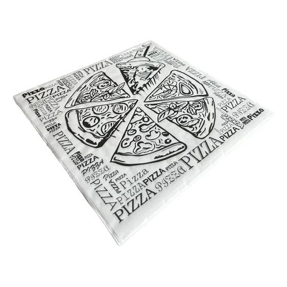 Papel Manteiga Pizza 35x35cm Fatias Barreira Gordura 1.000un