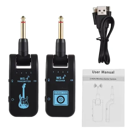 Ly Receptor Transmissor De Guitarra E Baixo Sem Fio !