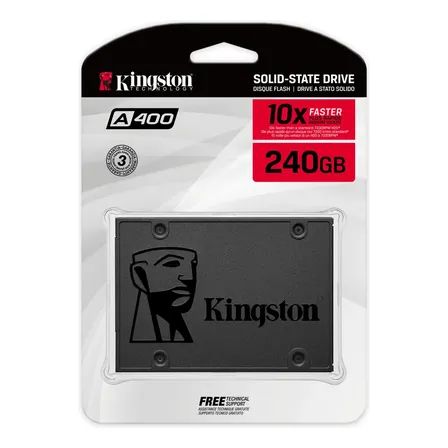 Ssd Kingston A400 240gb 2.5mm Preto