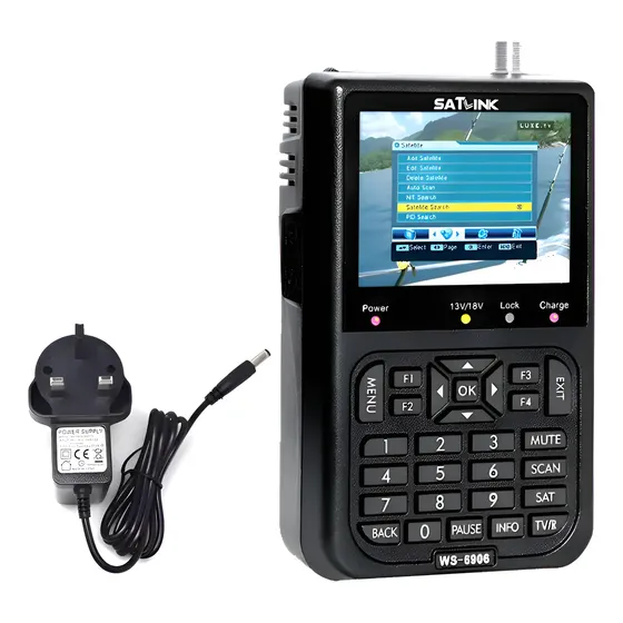 Localizador De Sinal De Satélite Digital Satlink Ws6906 3.5