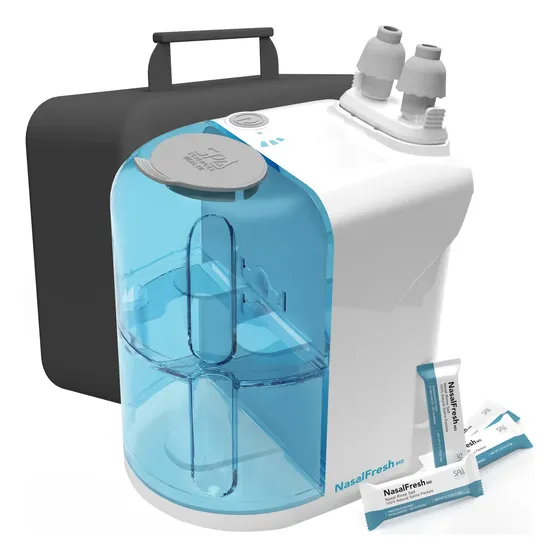 Sistema De Irrigação Nasal Nasalfresh Md Com 60 Pacotes De S