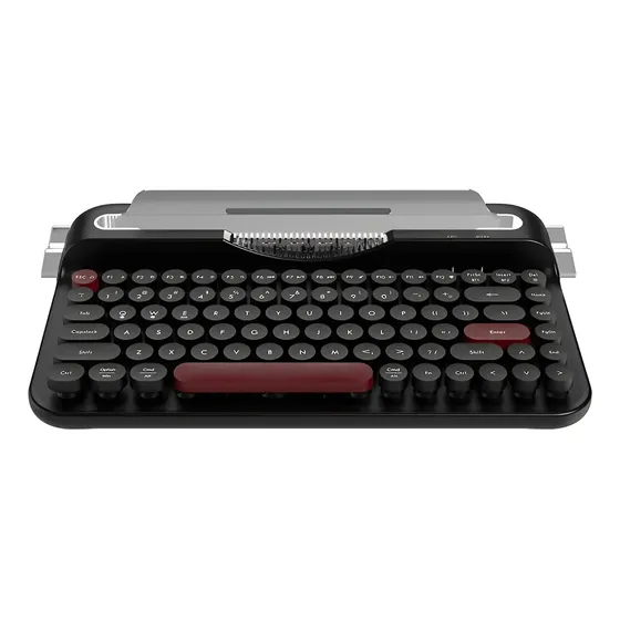 Teclado Bluetooth Af84 Preto E Vermelho De Modo Duplo, Tampa