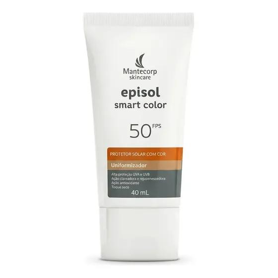 Protetor Solar Episol Smart Color Uniformizador Fps50 40ml