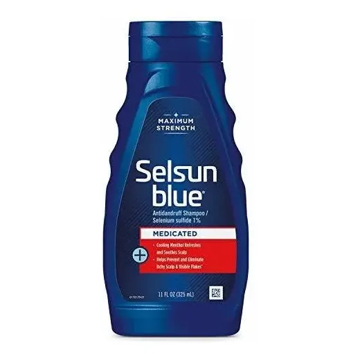 Shampoo Anticaspa Selsun Blue 325ml - Força Máxima