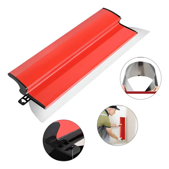 Desempenadeirapara Passar Massa Corrida 60cm Aço Inox