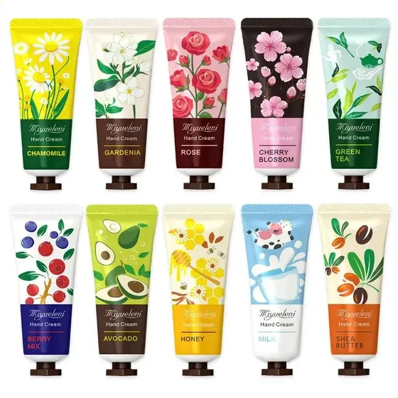 Kit 10 Cremes Hidratantes Para Mãos Miyueleni