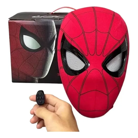 A Uma Máscara Do Homem-aranha, Olhos Em Movimento E Piscando