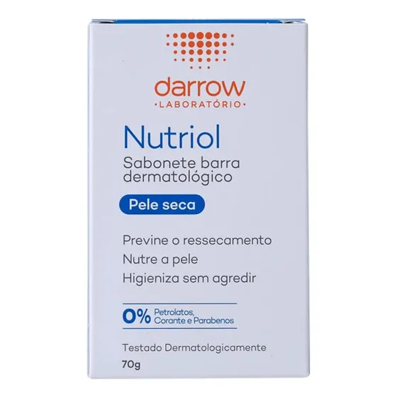 Sabonete Em Barra Nutriol Para Pele Seca 70g Darrow