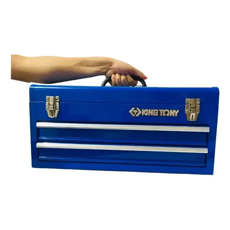 Caixa Ferramentas Metálica 3 Gavetas Azul 87a07a-b King Tony Cor Outro