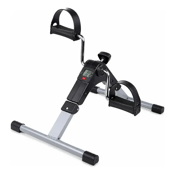 Mini Bicicleta Ergométrica Pedal Exercitador Com Lcd Fitness