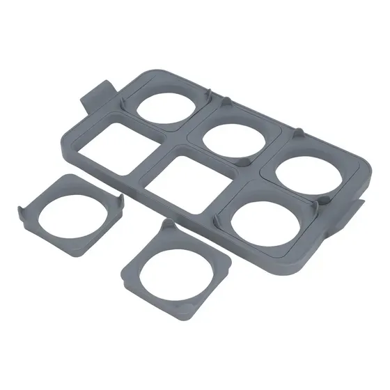 Bandeja Redonda Para Ovos, Grelha, Panqueca De Silicone, 6 A