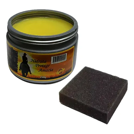 Cera Hidratante Lustradora Couro Amacia Limpa Protege 250g