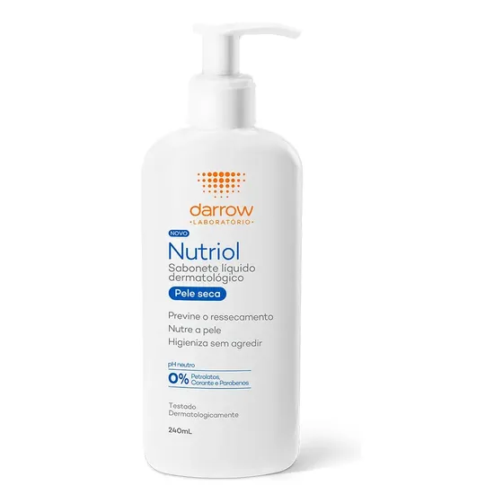 Darrow Nutriol Sabonete Líquido Dermatológico 240ml