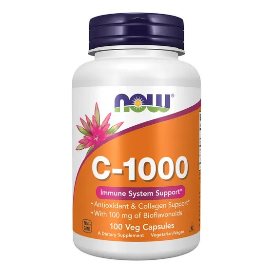 Vitamina C-1000 Com 100 Mg De Bioflavonóides, 100 Cápsulas D