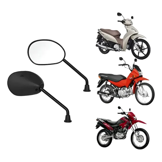 Retrovisor Espelho Compatível Biz 125 2006 A 2015