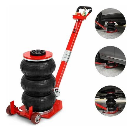Macaco Automotivo Bolsa Ar Pneumático Sanfonado 3t P/ Carro