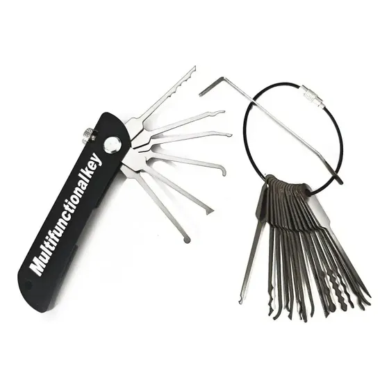 Micha Lockpick Completa-chaves Abrir Tudo O + Vendido 2030 23-pçs Kit Canivete Ferramenta Micha