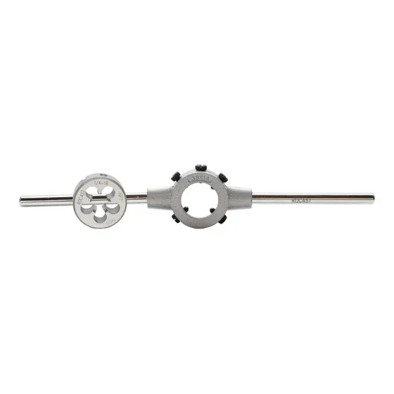 Cossinete 1/4-18 Npt(rosca Cônica Para Tubo)+porta Cossinete