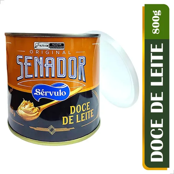 800g Doce De Leite Senador Tradicional - Mineiro Cremoso