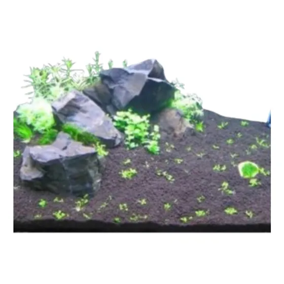 Areia Preta Basalto 0 15kg Substrato Natural Aquário Peixe