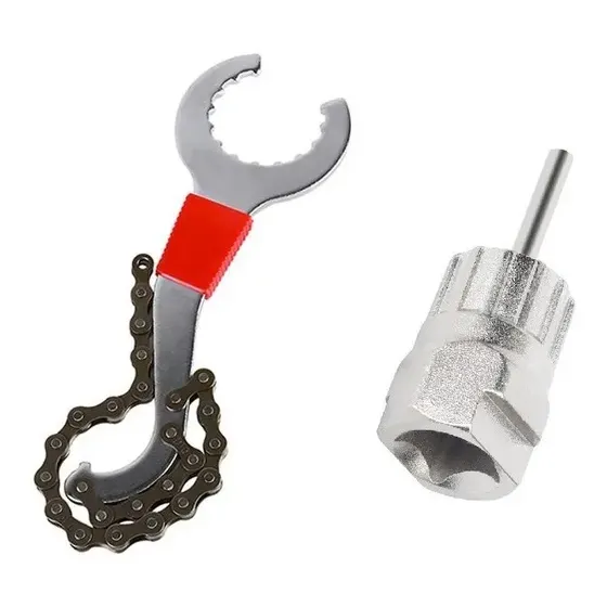 Chave Extrator Cassete E Centra E Disco Central Lok C/ Guia