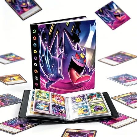Pasta Álbum Pokémon 240 Cartas Oficial Infantil Organizador