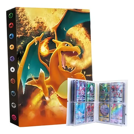 Álbum Pasta Fichário Pokémon Charizard Oficial 240 Cartas