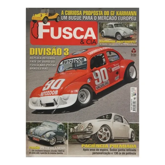 Fusca & Cia N°90 Vw Divisão 3 Sedan 1982 Bugue Gf Karmann
