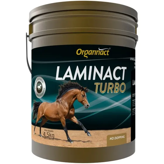 Laminact Turbo 4,5 Kg Organnact 4,5kg Cavalo Pet Shop Store