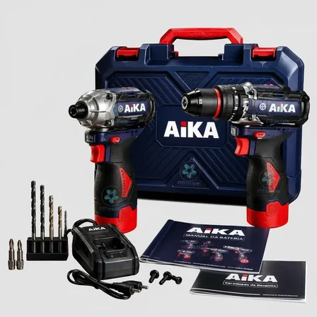 Kit 2 Parafusadeiras Aika Ad-dr10a + Ad-w150b 16v Novidade