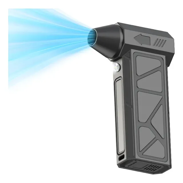 Soprador De Ar Portátil Turbo 130000 Rpm Preto