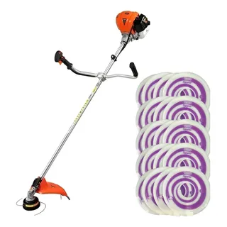 Kit Roçadeira Tekna Rl400xs 4t + Fio Oregon 3mm 25 Refis