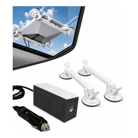 Inversor Starlink Carro 12v 24v P/ 36v + Suporte De Ventosas