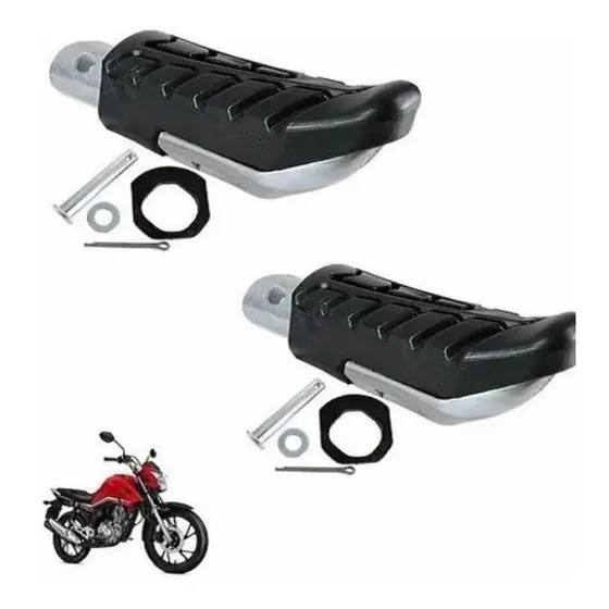 Par Pedaleira Tras Titan 160 Start 160 Fan 160 Cb250 Twister
