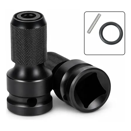 Adaptador Soquete Haste Quadrado Chave Impacto 1/2 Bits 1/4