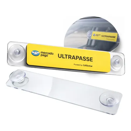 Suporte Para-brisa P/ Tag Pedágio Ultrapasse