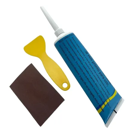 Kit Pasta Reparo Parede Massa Liso Acabamento Obra Reforma