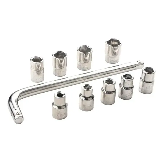 Conjunto Chave De Roda Soquetes Sextavados Titanium 27 Pçs
