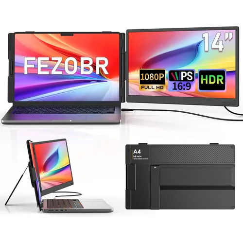 Monitor Fezobr 14 Fhd Ips Usb-c/hdmi Plug & Play