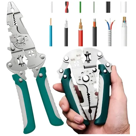 Alicate Decapador Fios Multi Profissional Eletricista Inox